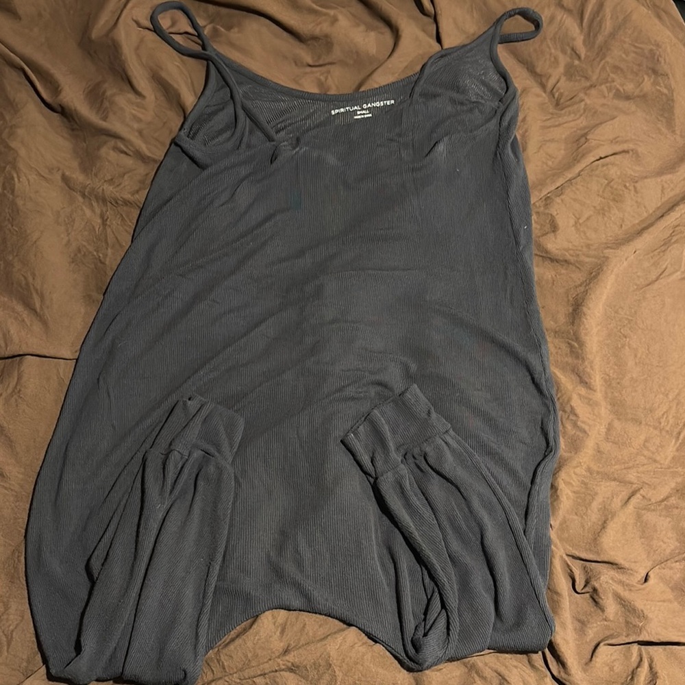 Spiritual Gangster Charcoal Jumpsuit